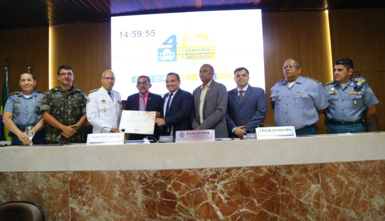 Coronel PM Alexandre Francisco  recebe título de cidadão ludovicense na Câmara de São Luís