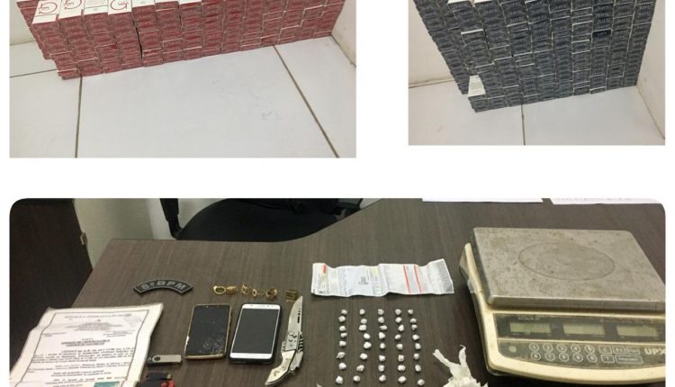 Policiais Militares prendem suspeito por tráficos de drogas