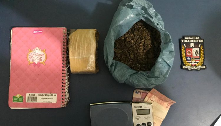 POLÍCIA MILITAR PRENDE SUSPEITO POR TRÁFICO DE DROGAS NO ALTO DO TURU