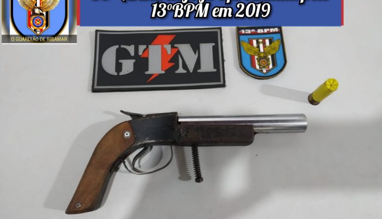 Polícia Militar apreende mais uma arma de fogo em São José de Ribamar