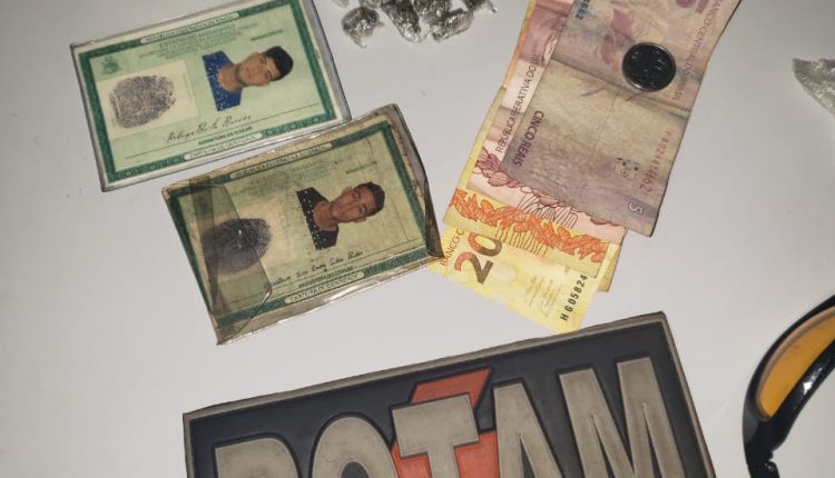 Polícia Militar prende suspeitos por tráfico de Drogas