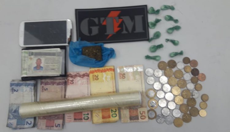 PM prende mais um suspeito de tráfico de drogas na Capital