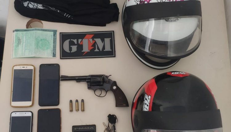 EM AÇÃO NA CAPITAL PMMA APREENDE MAIS UMA ARMA DE FOGO