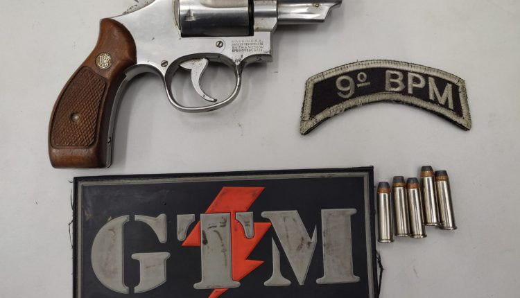POLÍCIA MILITAR APREENDE ARMA DE FOGO NO BAIRRO BARRETO