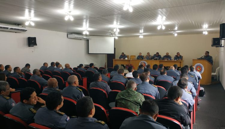 Comando da PM realiza o tradicional “Bom Dia” com Oficiais Superiores da Capital