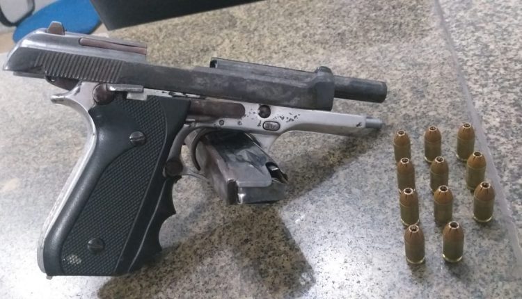POLÍCIA MILITAR CONDUZ SUSPEITO POR PORTE ILEGAL DE ARMA DE FOGO EM IMPERATRIZ