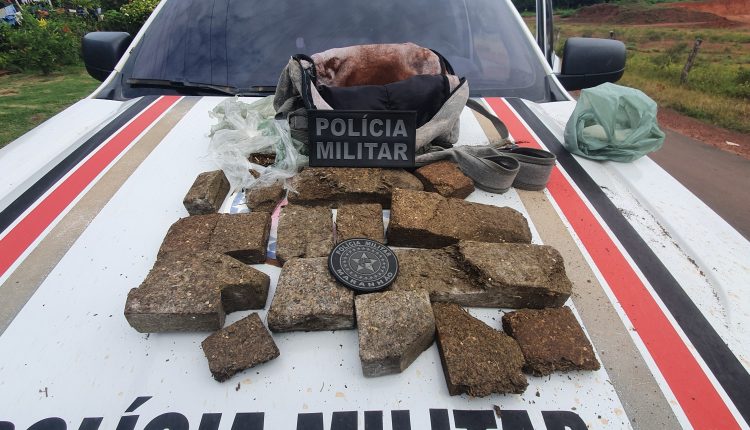 PMMA PRENDE SUSPEITO POR TRÁFICO DE DROGAS EM TUNTUM-MA