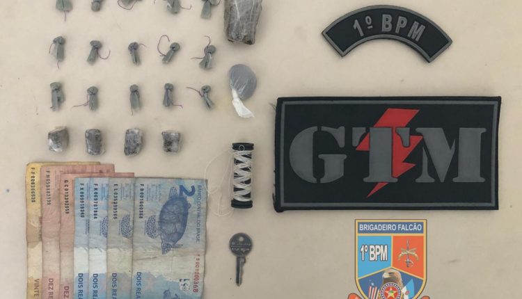 PMMA PRENDE SUSPEITO POR TRÁFICO DE DROGAS NA CAPITAL MARANHENSE