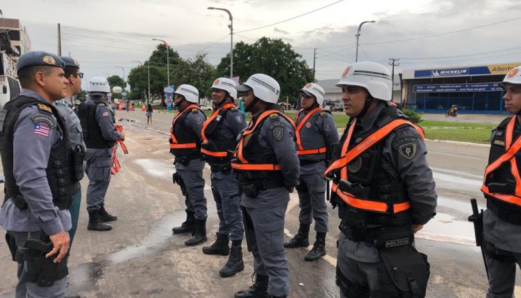 Polícia militar garante tranquilidade no circuito Rio Bacanga