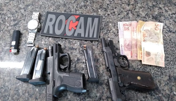 Polícia militar apreende armas de fogo na cidade de Timom