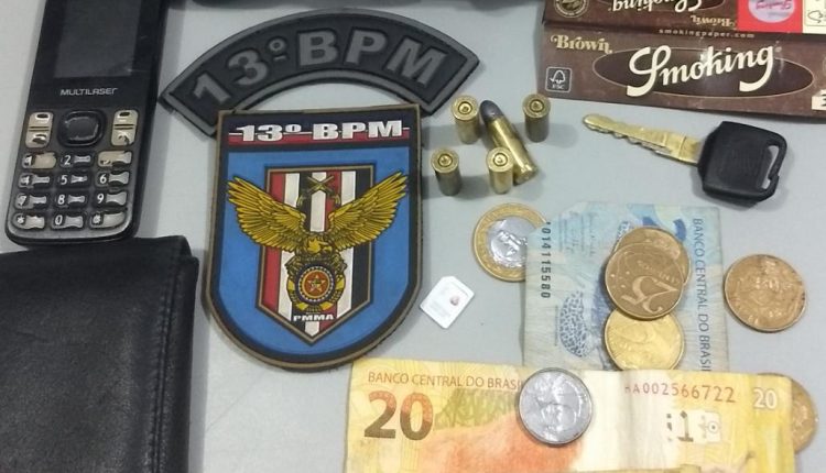 Presidiário é detido com arma de fogo e moto roubada durante saída temporária