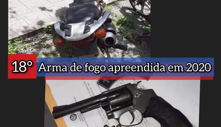 Policiais prendem suspeitos, apreendem armas de fogo e moto roubada em São José de Ribamar