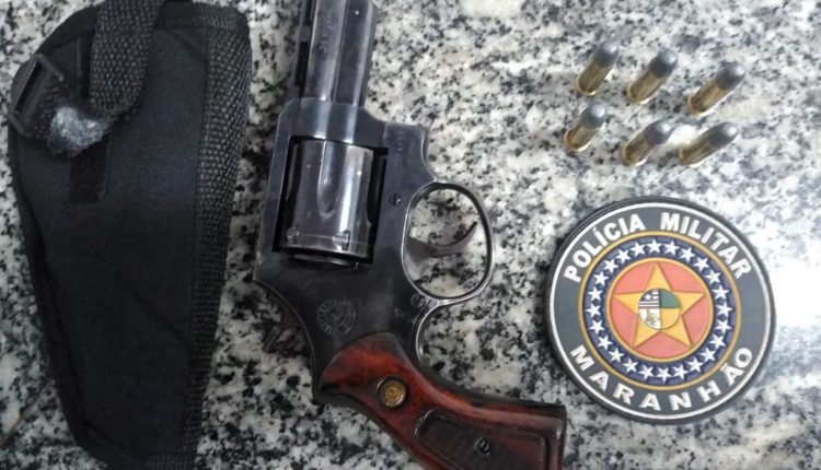 Arma de fogo é apreendia por policiais militares na cidade de São Mateus do MA