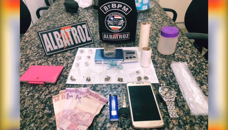 Policia militar prende suspeitos de trafico de drogas no bairro do São Francisco