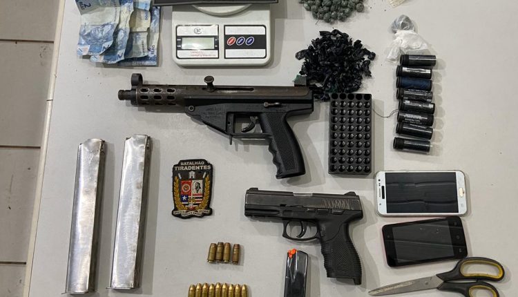 POLÍCIA MILITAR APREENDE SUBMETRALHADORA EM SÃO LUÍS