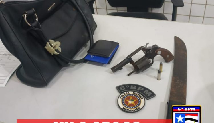 POLICIAIS MILITARES DO 6º BPM APREENDEM ARMAS DE FOGO EM BAIRROS DA CAPITAL