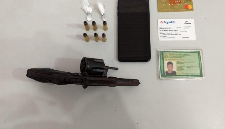 Polícia Militar apreende arma de fogo no bairro Vila Esperança