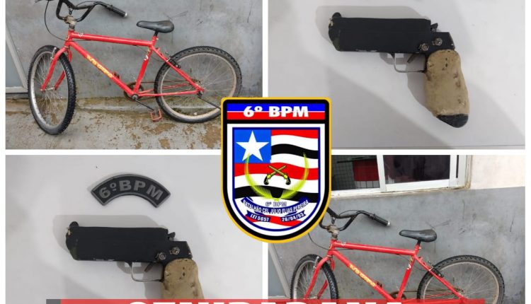 POLÍCIA MILITAR APREENDE ARMA DE FOGO CASEIRA BAIRRO GENIPARANA