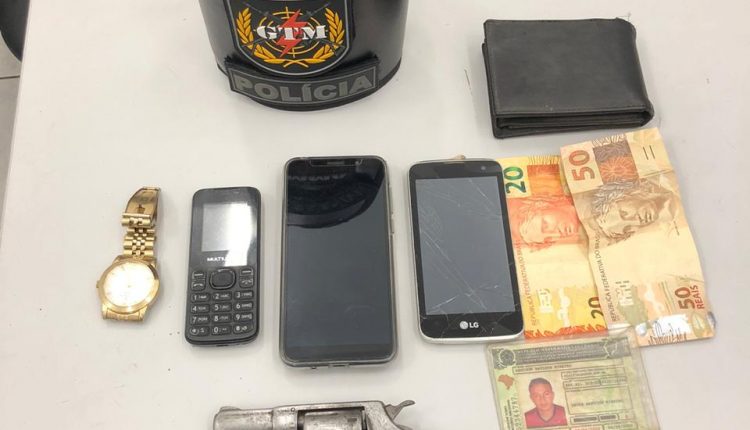 Polícia Militar apreende arma de fogo no bairro Ipase de Baixo