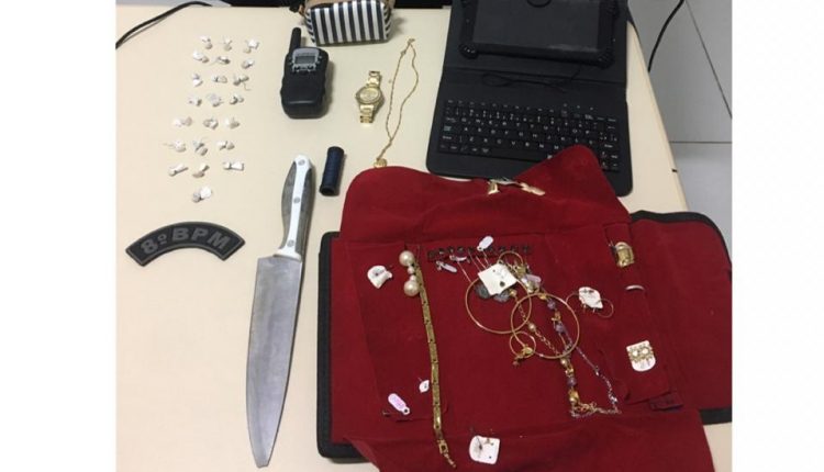 Polícia militar prende suspeito de roubo a residência no Araçagi