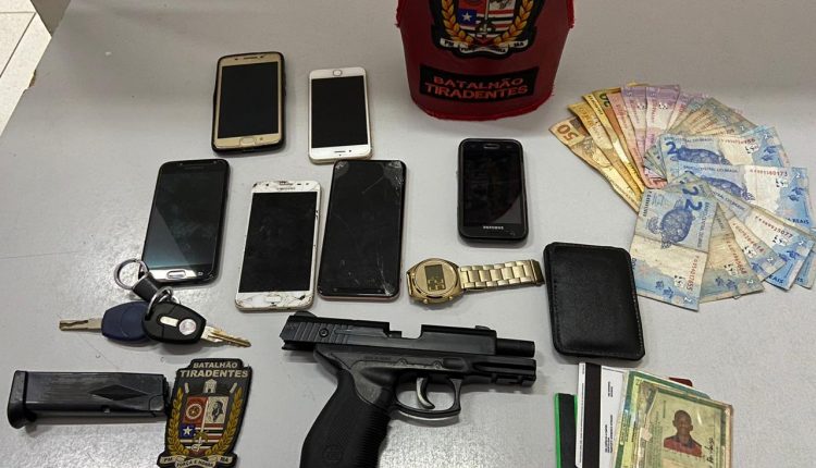 Polícia Militar prende suspeitos de praticarem diversos roubos no bairro da liberdade