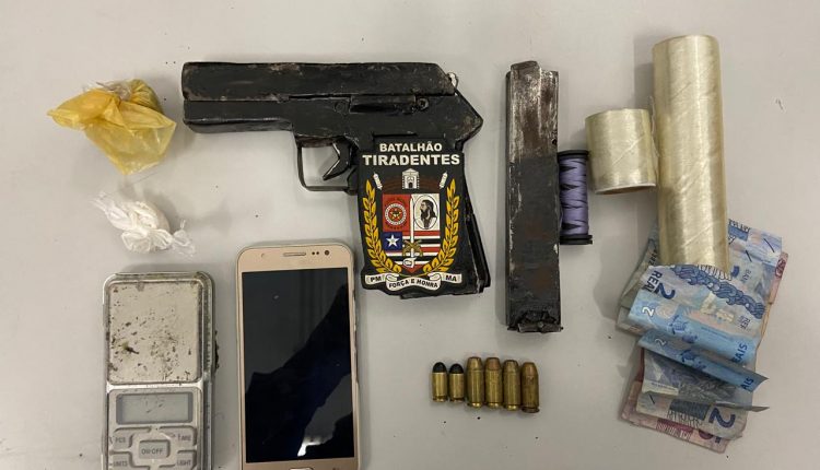 Polícia Militar prende homem com drogas e arma de fogo em São Luís