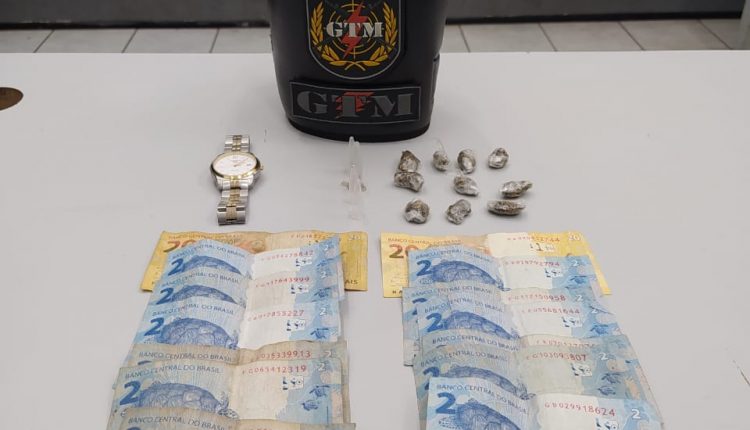 PMMA prende suspeito por tráfico de drogas em bairro da capital