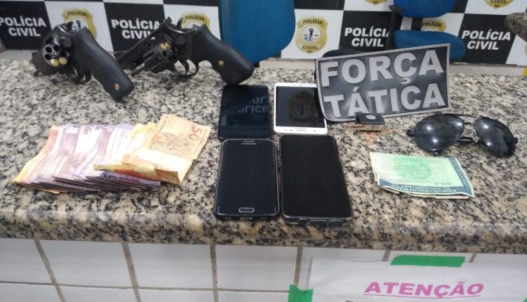Dupla de assaltantes é presa em São Domingos do Maranhão