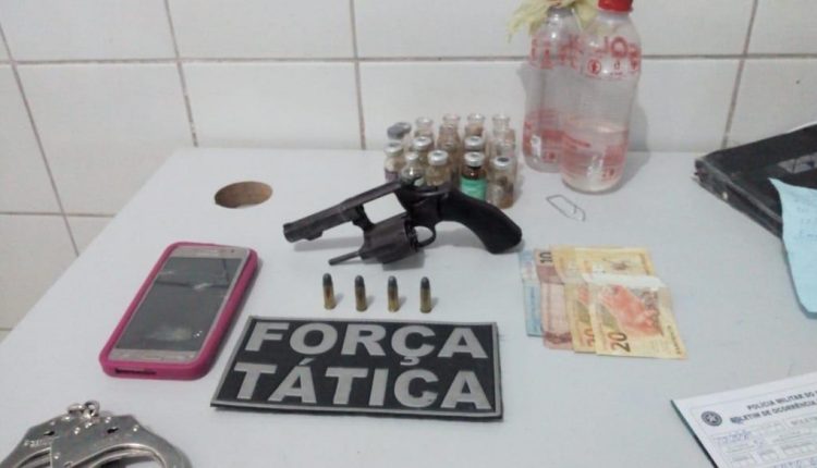Em Codó: Policiais Militares prendem assaltantes e apreendem arma de fogo
