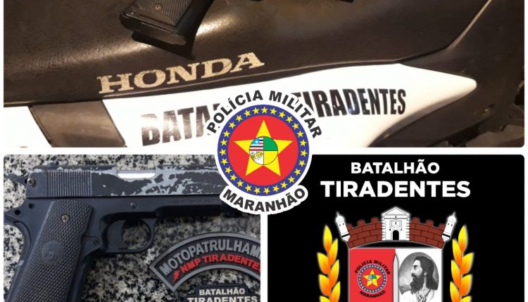 Em operação “Transporte Seguro” policiais prendem dois suspeitos e apreendem arma de fogo