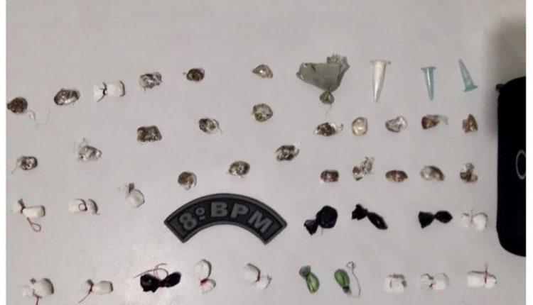 PMMA prende suspeitos de tráfico de drogas no bairro Alonso Costa