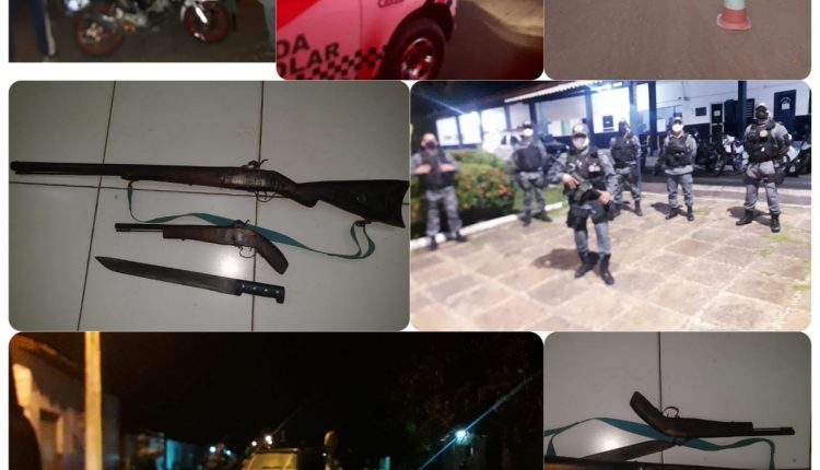 POLÍCIA MILITAR APREENDE DUAS ARMAS DE FOGO DURANTE OPERAÇÃO VARREDURA, NA CIDADE SÃO JOÃO DO SÓTER-MA