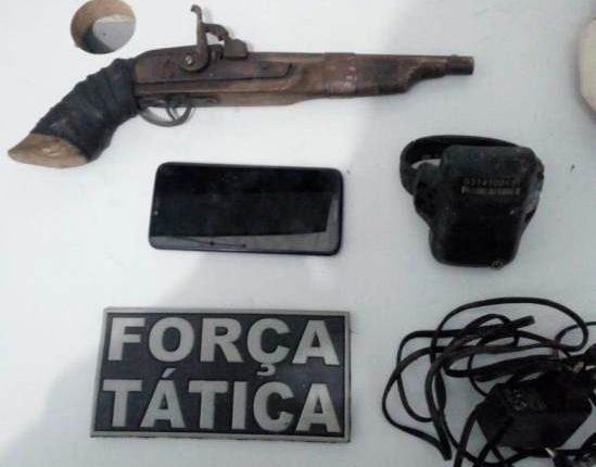 Polícia Militar prende assaltante com arma de fogo no Centro de Codó