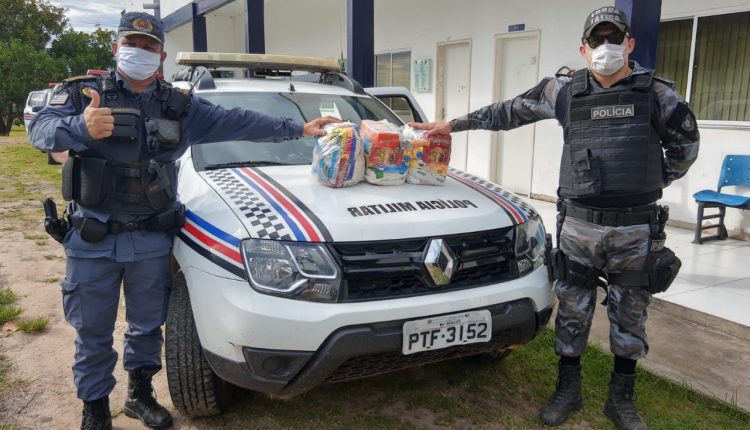 No Dia das Mães, o Comando do 7° BPM, realiza Ação Social com entrega de cestas básicas à mães de comunidades carentes