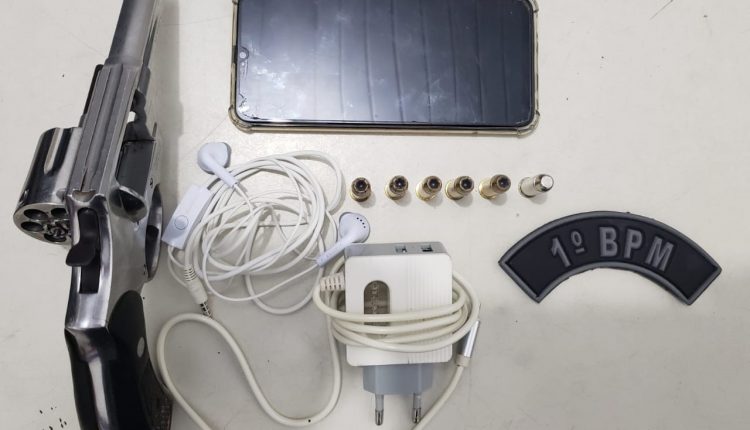 Policiais Militares do 1º BPM apreendem arma de fogo