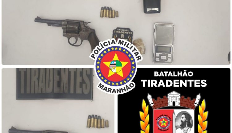 PMMA prende homem por porte ilegal de arma de fogo