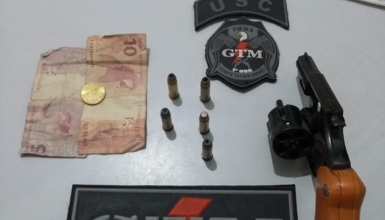 PMMA apreende arma de fogo da Divinéia