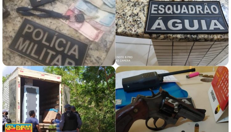 POLÍCIA MILITAR INTENSIFICA OPERAÇÕES EM CAXIAS, APREENDE TRÊS ARMAS DE FOGO, RECUPERA CAMINHÃO COM CARGA ROUBADA E PRENDE 08 INDIVÍDUOS ENVOLVIDOS COM CRIMES, NAS ÚLTIMAS 24 HORAS