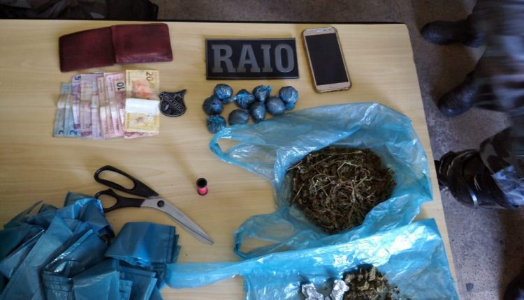 POLÍCIA MILITAR APREENDE GRANDE QUANTIDADE DE DROGAS EM SENADOR LA ROQUE