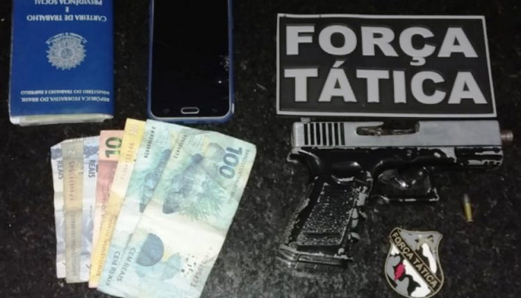 POLÍCIA MILITAR PRENDE INDIVÍDUO E APREENDE ARMA DE FOGO NAS RUAS DE BALSAS/MA