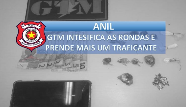 Homem é preso por tráfico de drogas no Anil