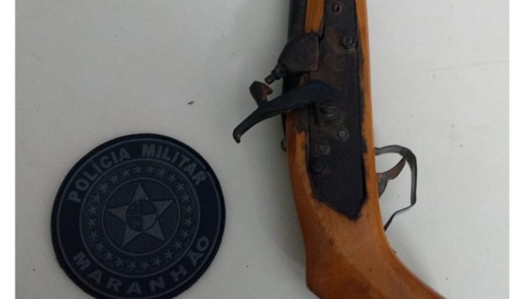 Polícia Militar apreende arma de fogo em São João do Sóter