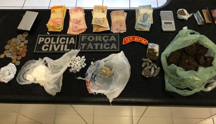 Em ações distintas o 12º BPM apreendeu mais de 17 quilos de drogas