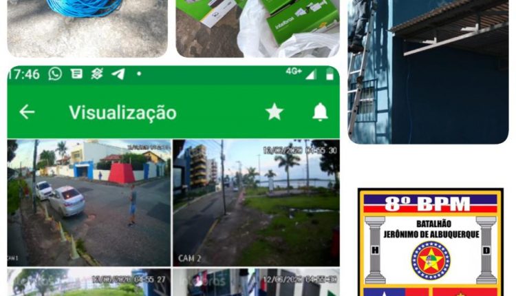 8º Batalhão de Polícia Militar implementa sistema de vídeo monitoramento em suas unidades de serviço avançado