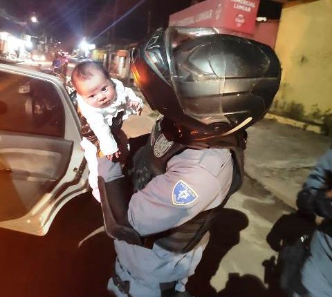 Ação de Policiais Militares salvam bebê recém-nascida na cidade de Paço do Lumiar