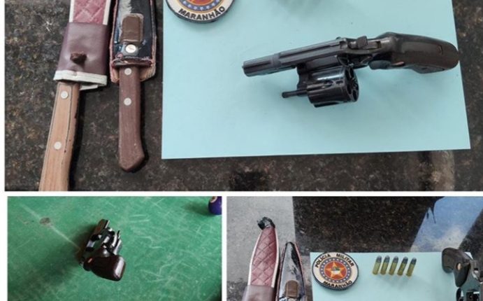 PMMA apreende uma arma de fogo em Coelho Neto – MA