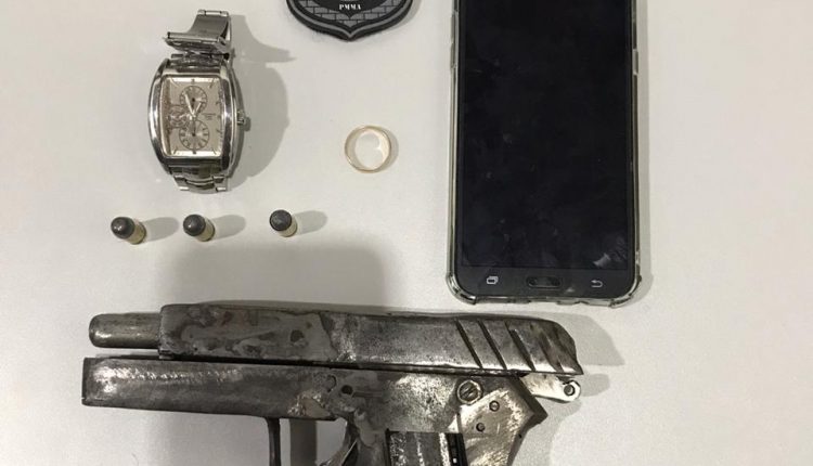Polícia militar apreende arma de fabricarão caseira na cidade operaria