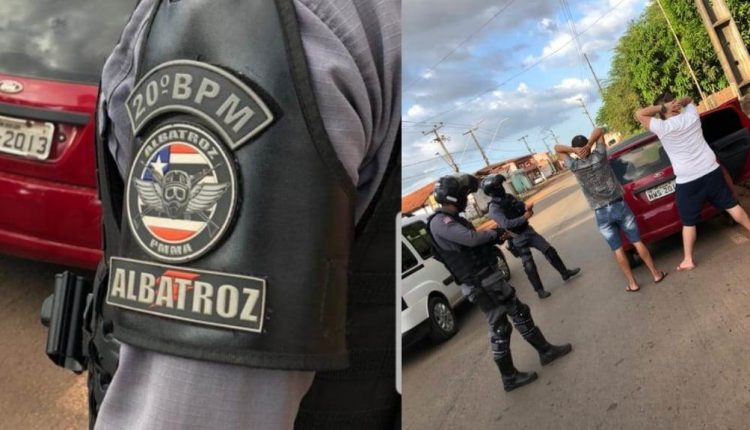 A Equipe Albatroz área do 20º BPM recupera veículo roubado