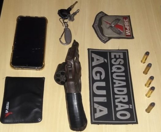 PMMA RETIRA DE CIRCULAÇÃO MAIS UMA ARMA DE FOGO DAS RUAS DE IMPERATRIZ