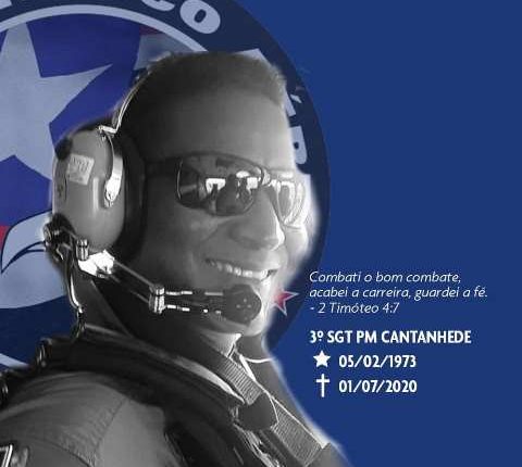 NOTA DE PESAR PELO FALECIMENTO DO 3º SGT PM CARLOS MAGNO CARVALHO CANTANHEDE DO CENTRO TÁTICO AÉREO